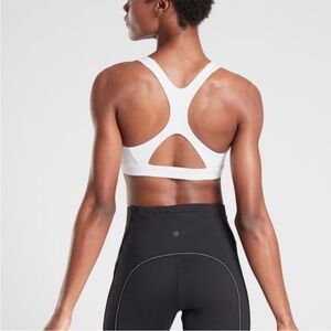 Athleta Ultimate Bra Sports Bra White Size Large